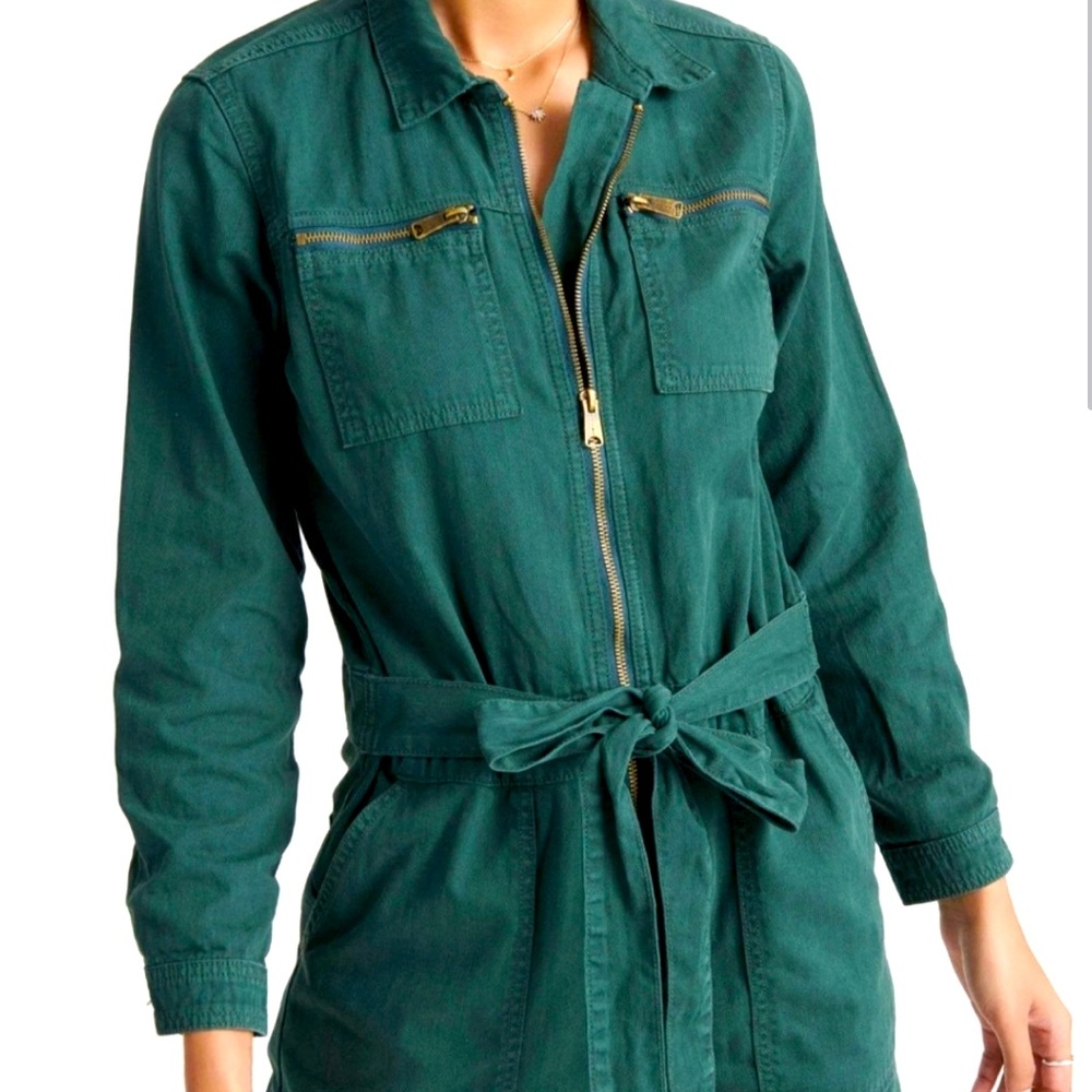 Lucky Brand military green jumpsuit